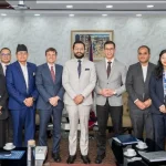 शिक्षामन्त्री सस्मित पोखरेल र अमेरिकी कार्यवाहक राजदूत स्कट अर्बमबीच भेट, शिक्षा र खेलकुद सहकार्य विस्तारमा छलफल