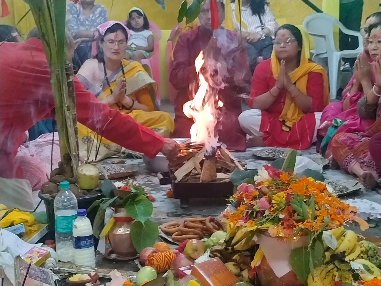 सार्वजनिक रूपमा ग्राम शान्ति पूजा, मौलिक संस्कार–संस्कृति संरक्षणमा नागरिक मञ्च सुधप टोलको पहल