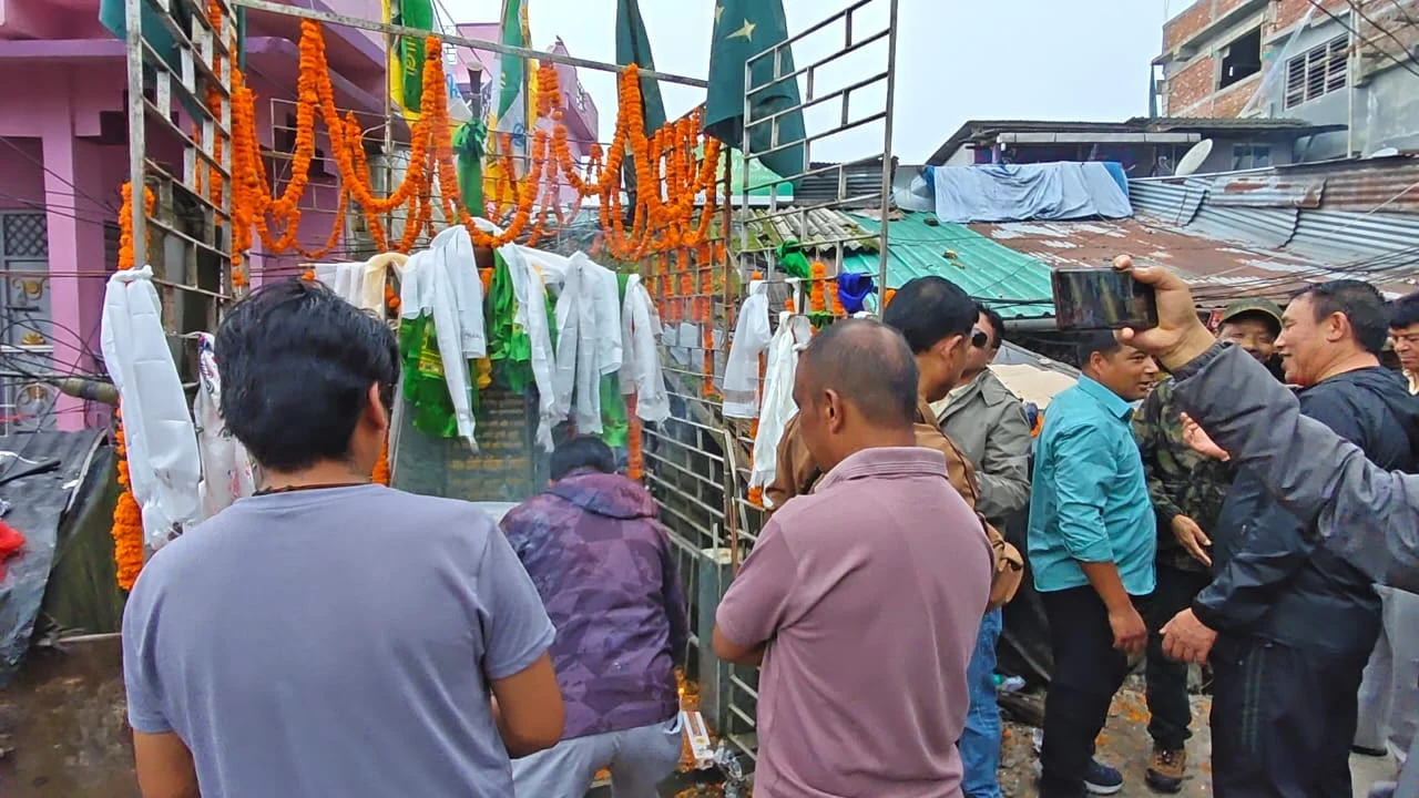 गोरामुमो सोनादा-पचेङ समष्टिद्वारा श्रद्धाका साथ २७ जुलाई शहीद दिवस पालन